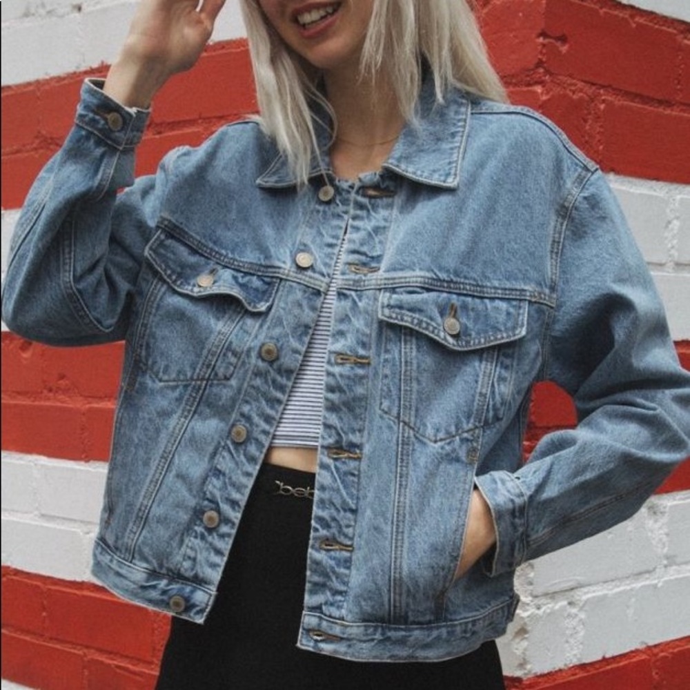 Brandy Melville Kaylee Denim Jacket OS